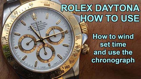 rolex daytona adjust date